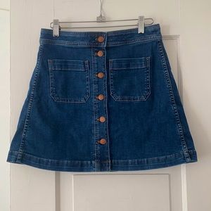 Madewell Jean skirt